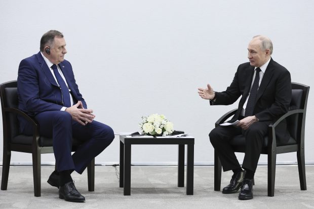 Кремљ о сусрету Путина и Додика у Казању
