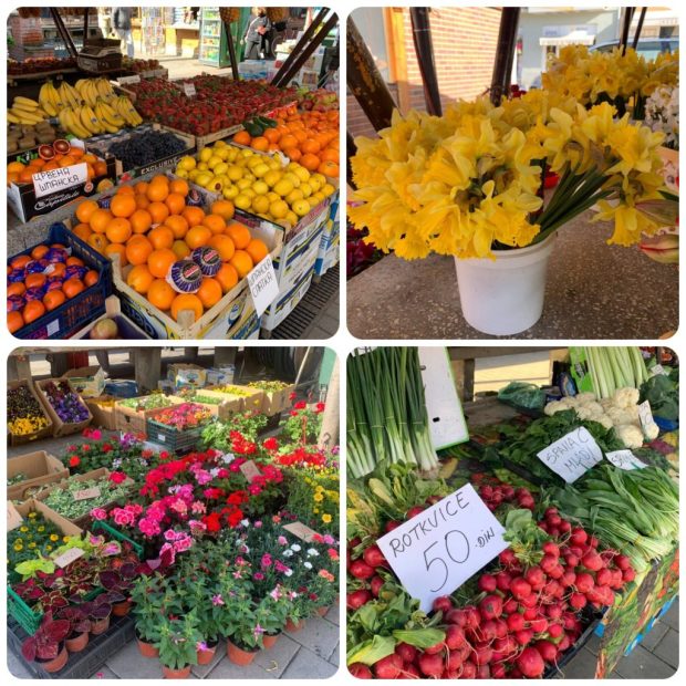 Шарене тезге од јутрос на Рибљој, разноврсна понуда воћа, поврћа, цвећа – Доносимо комплетан ценовник, стигле и прве јагоде (ФОТО)