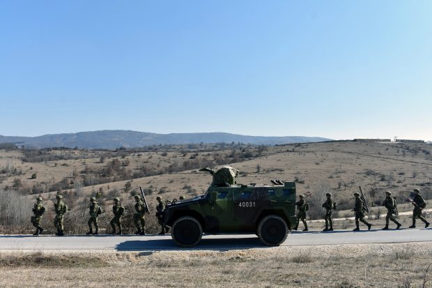 Тактичка обука кадета у пешадијским јединицама Војске Србије ове недеље