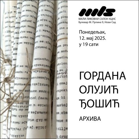Отварање изложбе Гордане Олујић Ђошић „Архива“ у Малом ликовном салону