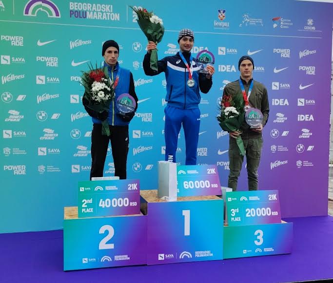 ЂУРО БОРБЕЉ ШАМПИОН СРБИЈЕ У ПОЛУМАРАТОНУ
