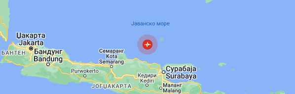 Снажан земљотрес погодио острво Јава у Индонезији