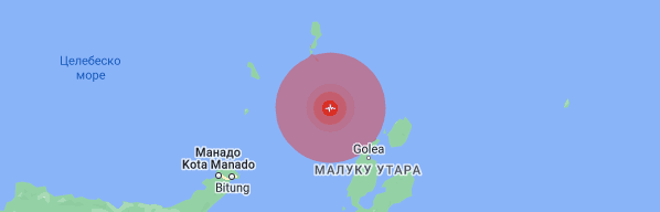 Снажан земљотрес регистрован у Молучком мору код Индонезије
