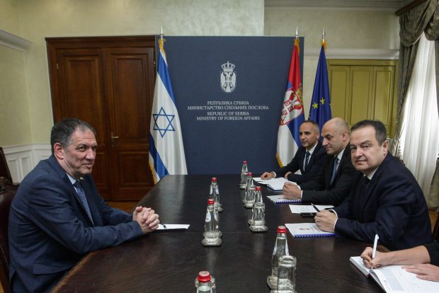 Министар Дачић састао се са амбасадором Израела у Србији