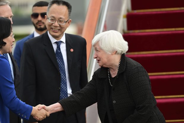 Америчка министарка финансија стигла у посету Пекингу