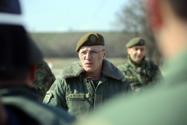 Генерал Мојсиловић обишао део јединица Војске Србије у Копненој зони безбедности