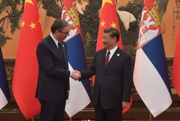 Председник Вучић се састао у Пекингу са председником Кине Си Ђинпингом