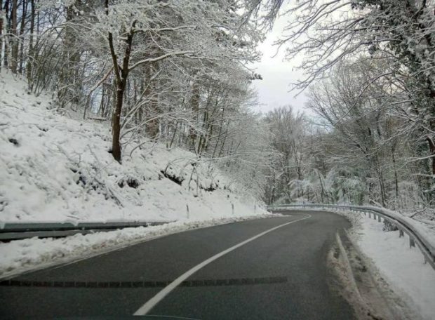 Пао снег на подручју општине Ивањица