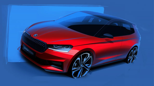 07.02.2022 ::: Nova Škoda Fabia Monte Carlo - prve skice