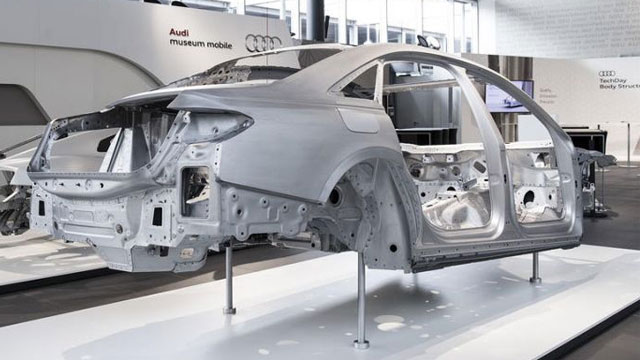 07.04.2017 ::: Novi Audi A8 (2018) - otkrivanje počinje, pokazan skelet (FOTO)