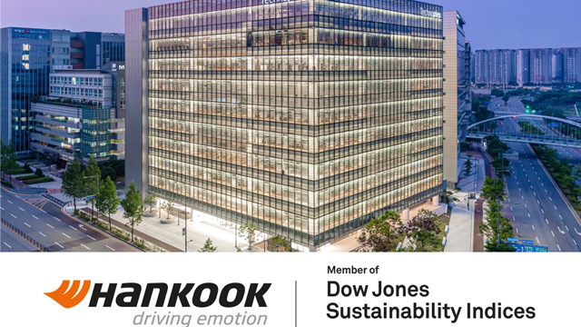 09.12.2021 ::: Hankook šestu godinu zaredom uvršten u Dow Jones indekse održivosti za svet