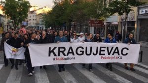 „1 od 5 miliona“ Kragujevac: Nećemo izaći na “lažne izbore”