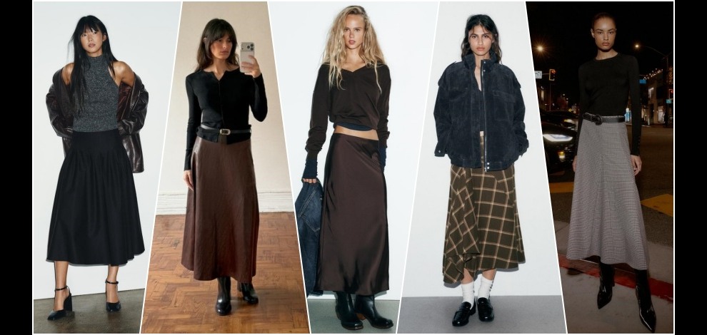 10 chic midi suknji iz Zare koje ćemo nositi ostatak zime