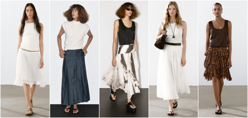 10 chic plisiranih suknji iz nove Massimo Dutti kolekcije