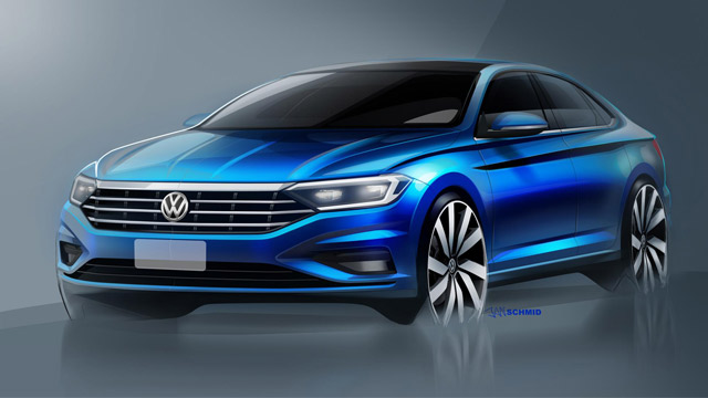 16.12.2017 ::: Nova Volkswagen Jetta - otkrivanje počinje (prve skice)