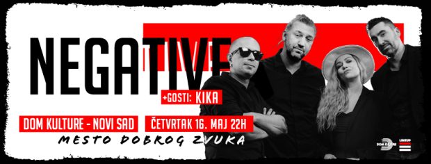 Концерт бенда Негатив у Дому културе у четвртак, 16. маја