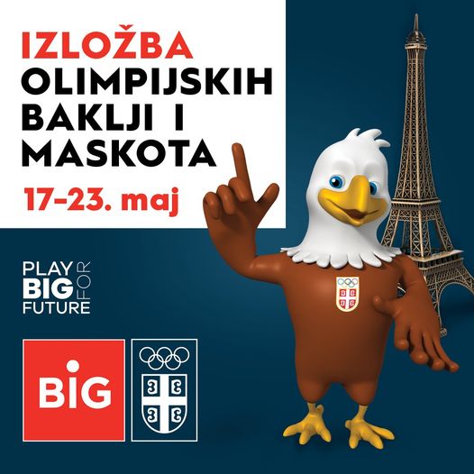 Изложба олимпијских бакљи и маскота од 17. до 23. маја у Биг шопинг центру