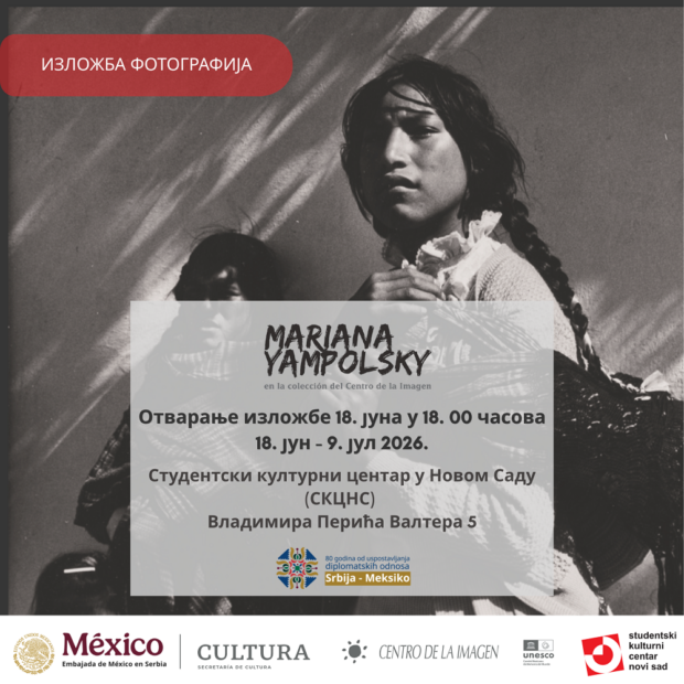 Изложба фотографија Маријане Јамполски од 18. јуна у СКЦНС-у