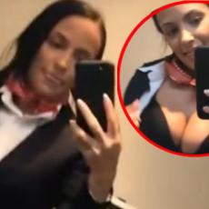 (18+) Stjuardesa se zatvorila u WC i snimala PORNIĆ: Dobila OTKAZ? Evo i ZAŠTO je to radila (VIDEO)