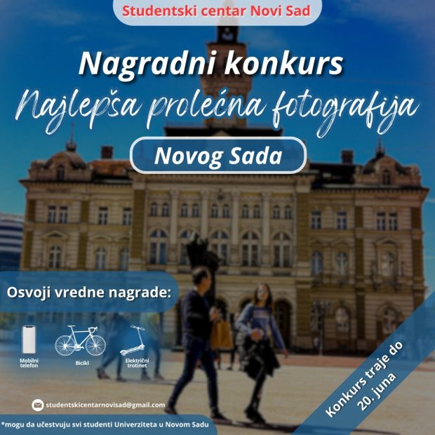 Студентски конкурс за „Најлепшу пролећну фотографију Новог Сада“ отворен до 20. јуна