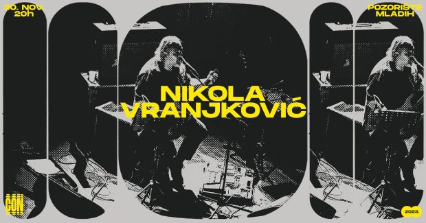 Концерт Николе Врањковића 30. новембра у Позоришту младих