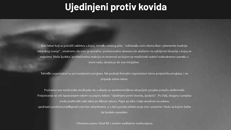 350 lekara zahteva istragu o zataškavanju podataka u Srbiji i novi Krizni štab