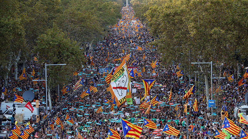 450.000 Katalonaca demonstriralo u centru Barselone