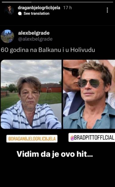 60 godina na Balkanu i u Holivudu: Poređenje Breda Pita i Bjele izazvalo haos na mrežama (FOTO)