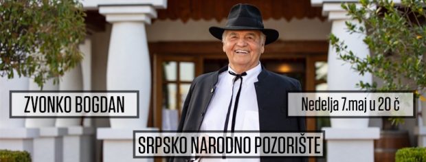 Концерт Звонка Богдана, 7. маја у Српском народном позоришту