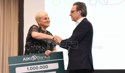 AIK banka donirala milion dinara NURDOR-u (VIDEO)
