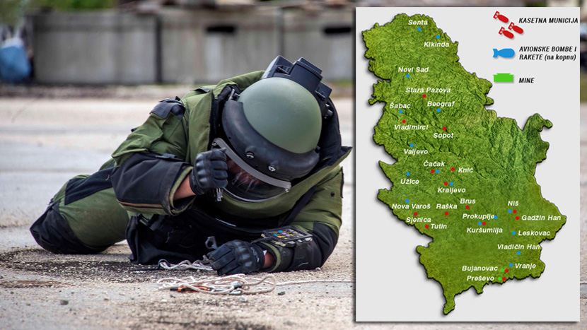 ALARMANTNO: TRI MILIONA KVADRATA u Srbiji pod NATO BOMBAMA, evo gde je NAJOPASNIJE! (FOTO)