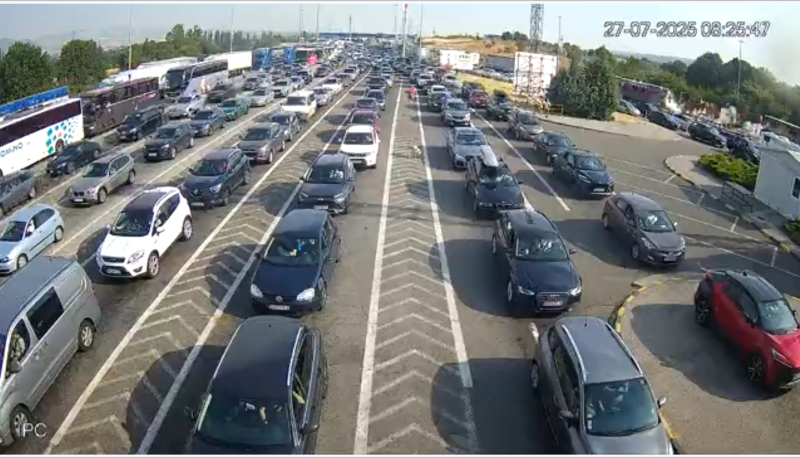 AMSS upozorava: Teška vožnja zbog vremenskih uslova, Preševo sa najdužim čekanjem