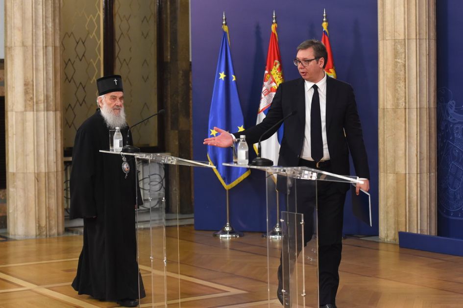 AP o sastanku Vučića i patrijarha