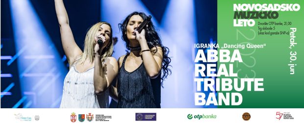 „Abba Real Tribute Band“ у петак 30. јуна у дворишту ОТП банке