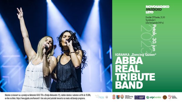 Концерт „Abba Real Tribute“ у петак у дворишту ОТП банке