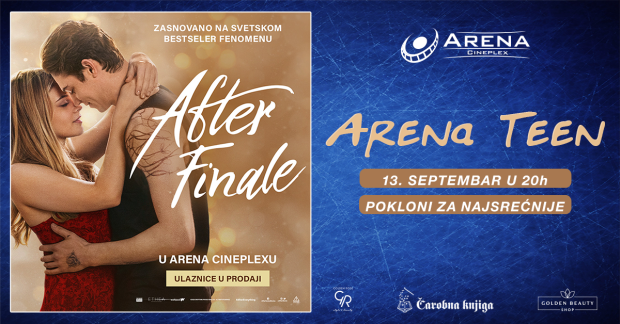 „After finale“ стиже на велико платно Arene Cinapleх уз поклоне за најсрећније 13. септембра