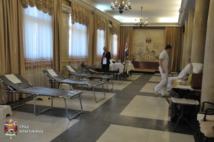 Akcija dobrovoljnog davalaštva krvi u Gradskoj upravi