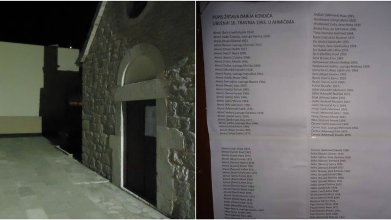 Akcija šibenskih antifašista: Spisak žrtava Darija Kordića na vratima crkve