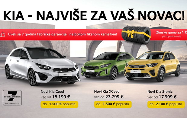 Akcijska ponuda za Kia modele