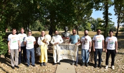 Aktivisti započeli šetnju mira od Gandijeve biste u Beogradu