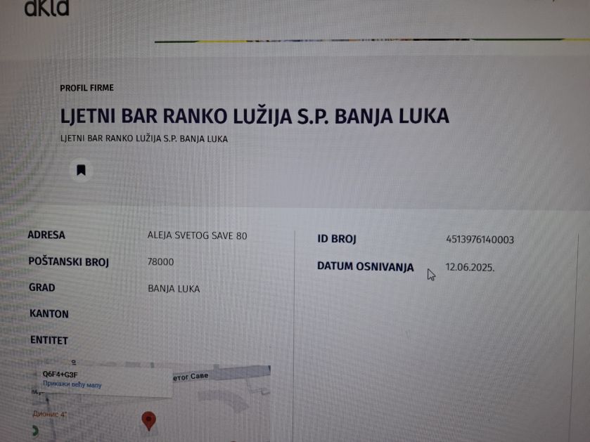 „Akvana“ iznajmila lokale tek osnovanoj firmi