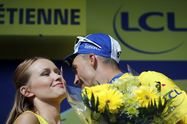Alafilip pobednik 13. etape Tur d Fransa na hronometar, prvi u generalnom plasmanu