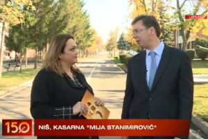 Aleksandar Vučić za emisiju 150 minuta