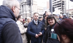 Aleksić (Narodna stranka): Nastavljamo sa protestima dok se ne ispuni i poslednji zahtev