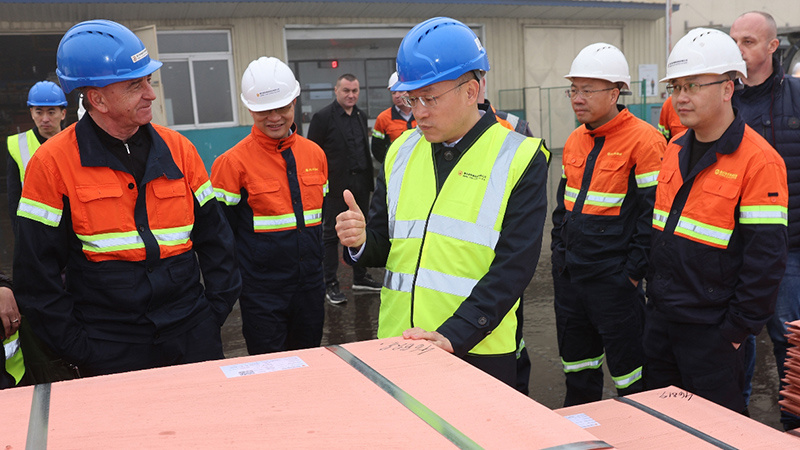 Ambasador Narodne Republike Kine u Srbiji Li Ming posetio kompanije Ziđina u Boru