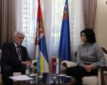 Ambasador Ukrajine Volodomir Tolkač u protokolarnoj poseti Nišu, razgovor sa gradonačelnicom i sastanak u RPK Niš