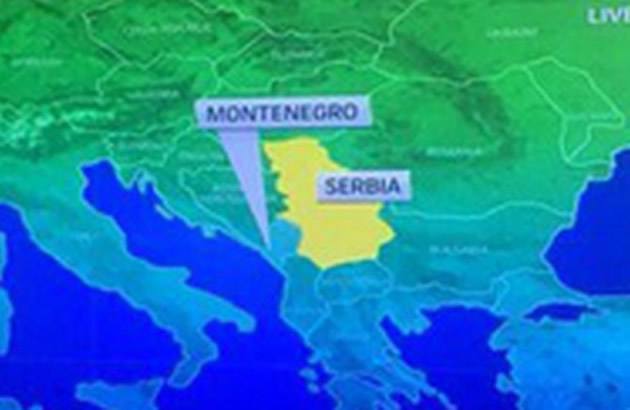 Americka televizija u poluvremenu finala pokazala gradjanima gde je Srbija Kosovo nisu otcepili (FOTO)