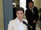 Ana Brnabić na mitingu u Vranju