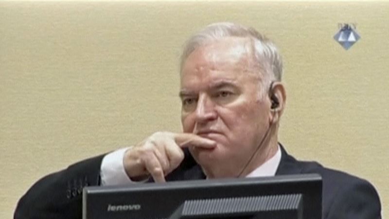 Analiza pokazala da Ratko Mladić nema kancerogeni tumor