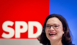 Andrea Nales prva žena na čelu nemačkih socijaldemokrata